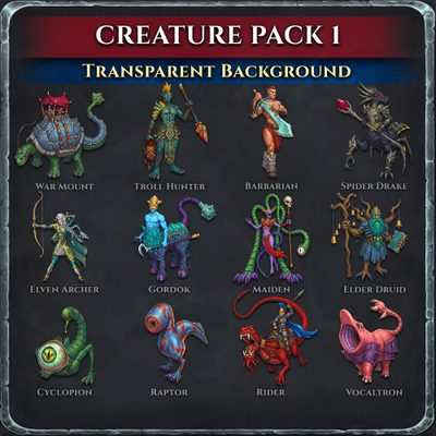 Creature token frames