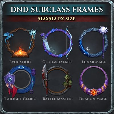 Subclass token frames