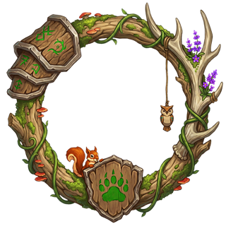 Druid token frame example